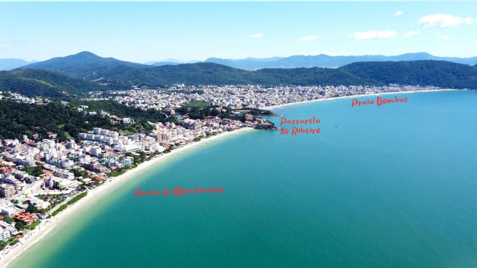 1080 - Apartamento Com Vista Para O Mar Em Bombinhas Exterior foto